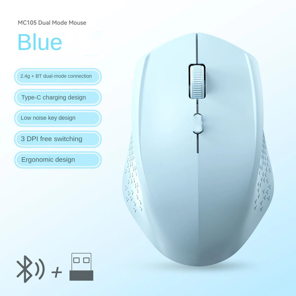 Bluetooth 5.2 Dual-Mode Wireless Mouse