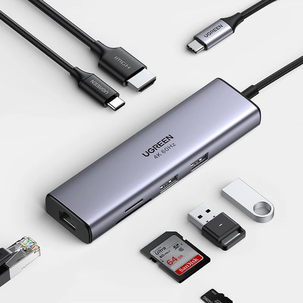 UGREEN 7-in-1 USB-C Hub Docking Station