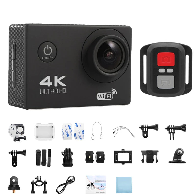 4K Ultra HD Action Camera Waterproof Sport Cam