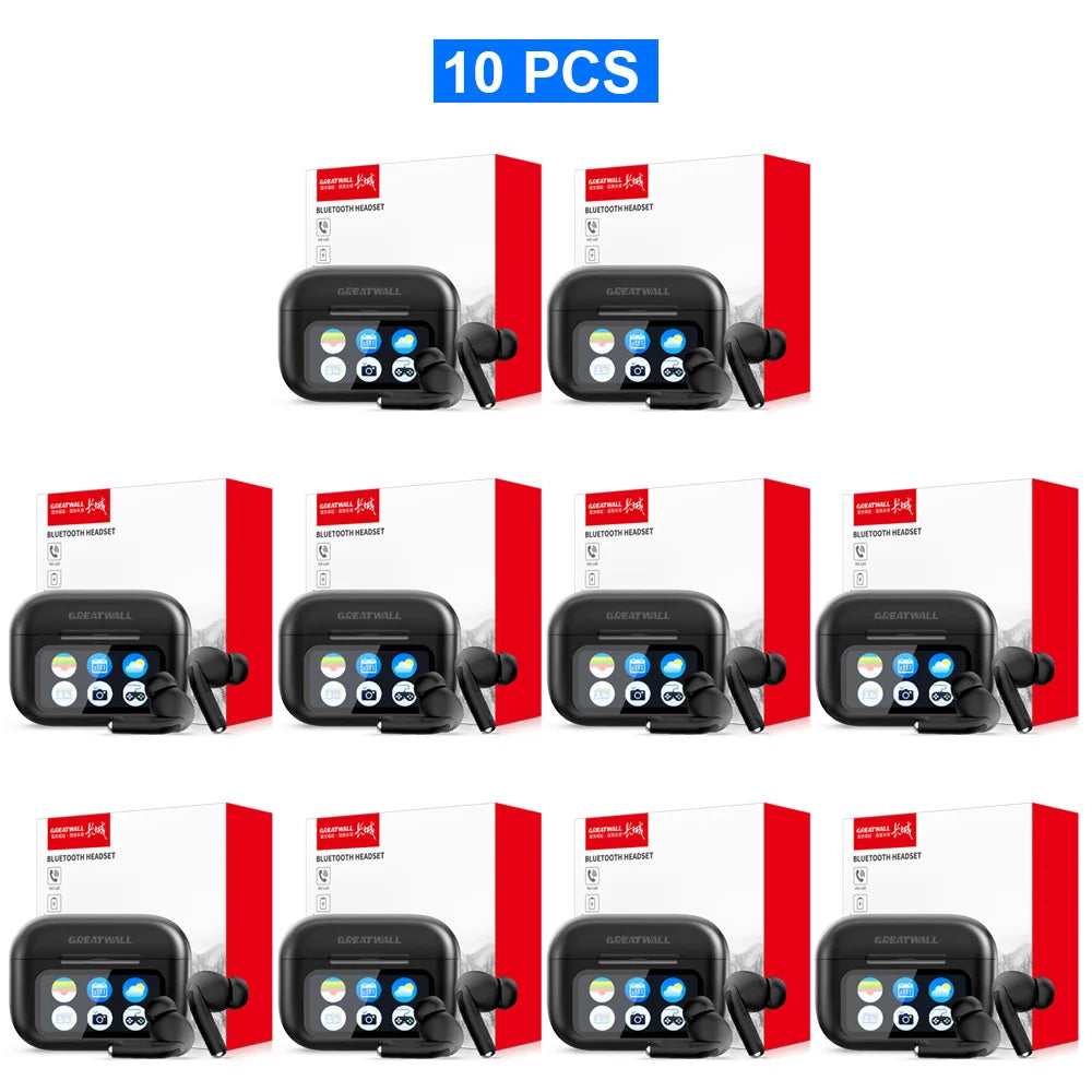 GREATWALL TWS Bluetooth Earbuds – LCD Touch Hi-Fi Stereo