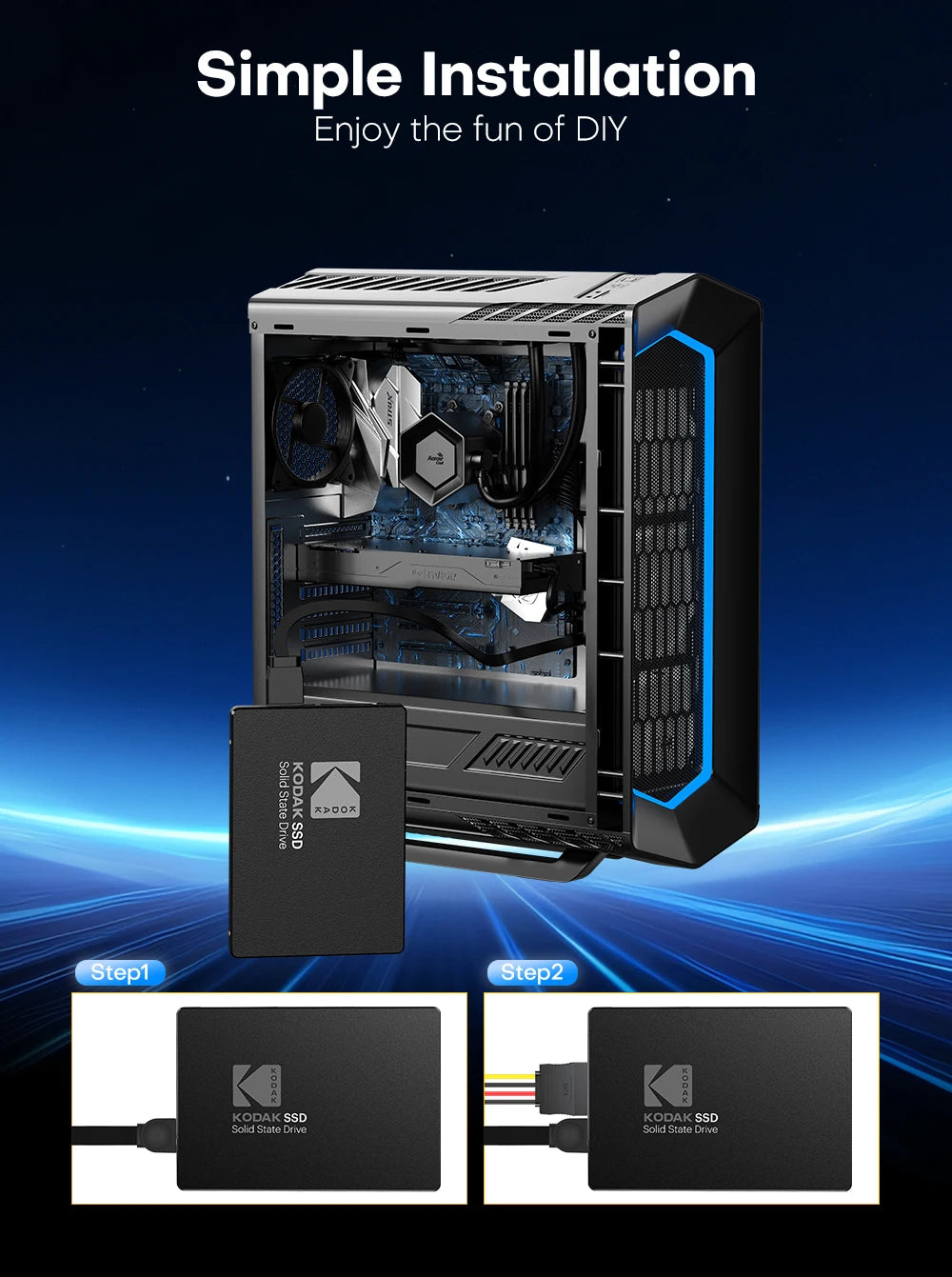 Kodak X120 PRO SATA SSD Internal Drive