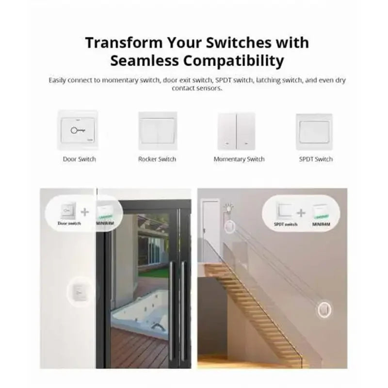 SONOFF MINIR4M Matter Smart Switch – Compact WiFi Module for Alexa, Google Home & SmartThings