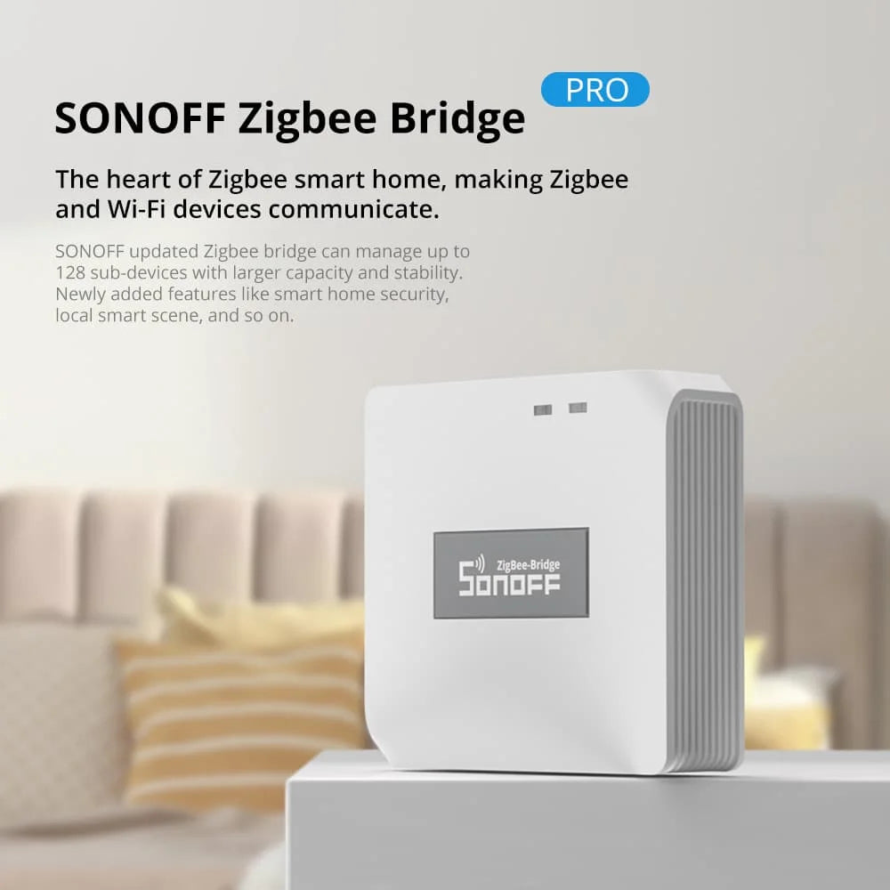 SONOFF Zigbee ZBBridge Pro – Smart Zigbee Hub for SNZB & ZBMINI Series, Alexa & Google Home