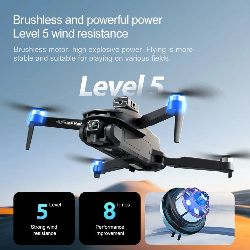 V168 Pro Max 8K GPS Drone with 5G FPV & Obstacle Avoidance