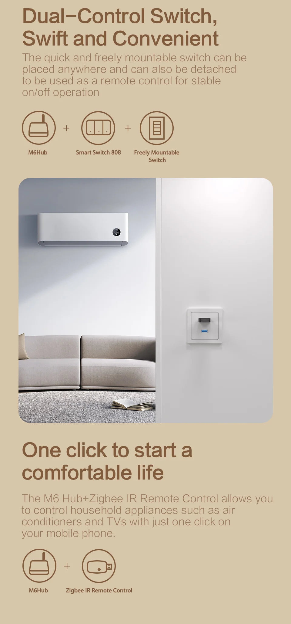 Zemismart Matter Zigbee Hub Smart Home Gateway