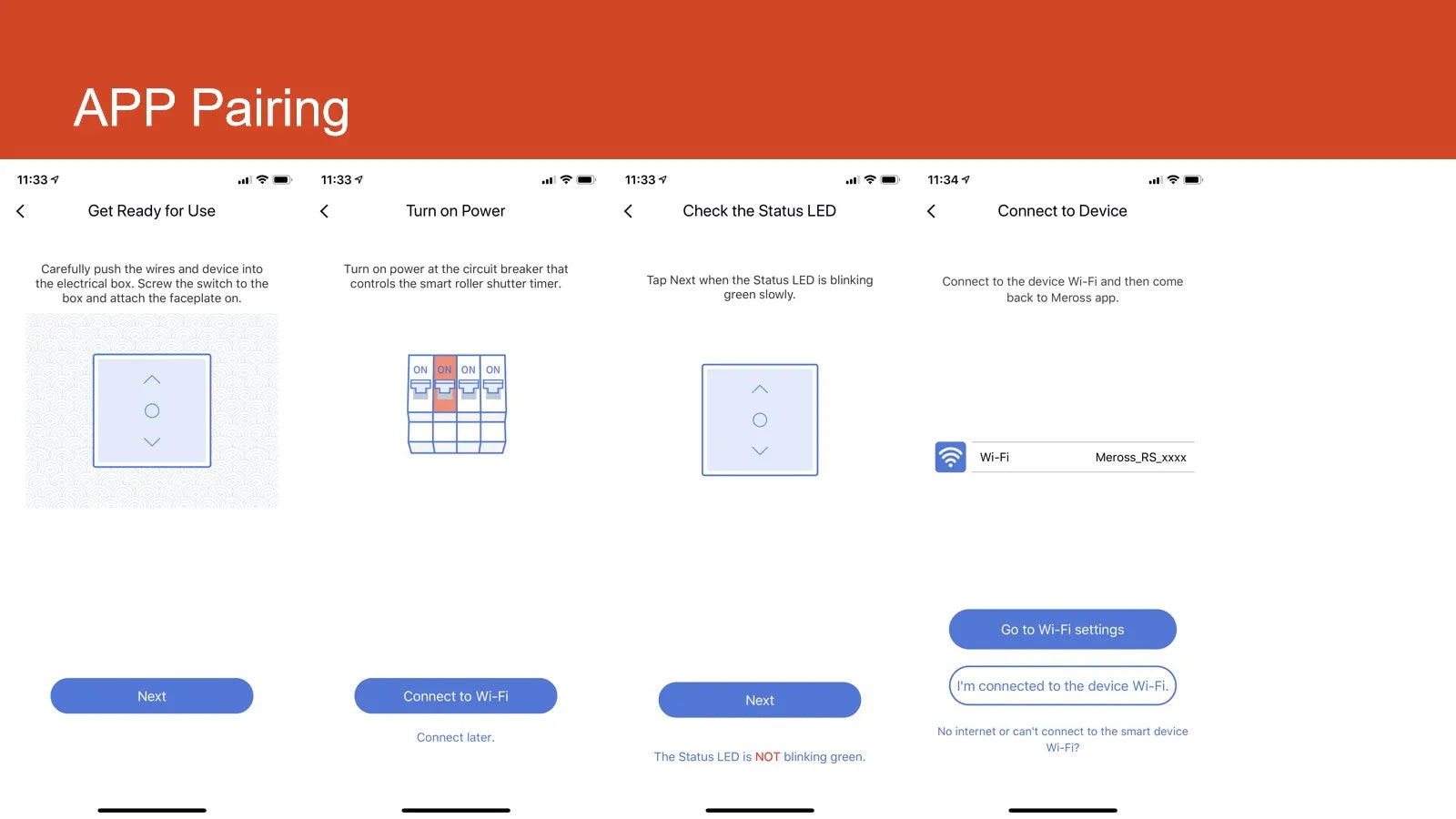 Meross HomeKit Smart Roller Shutter Switch – WiFi Curtain & Blind Motor Controller for Siri, Alexa, Google Home
