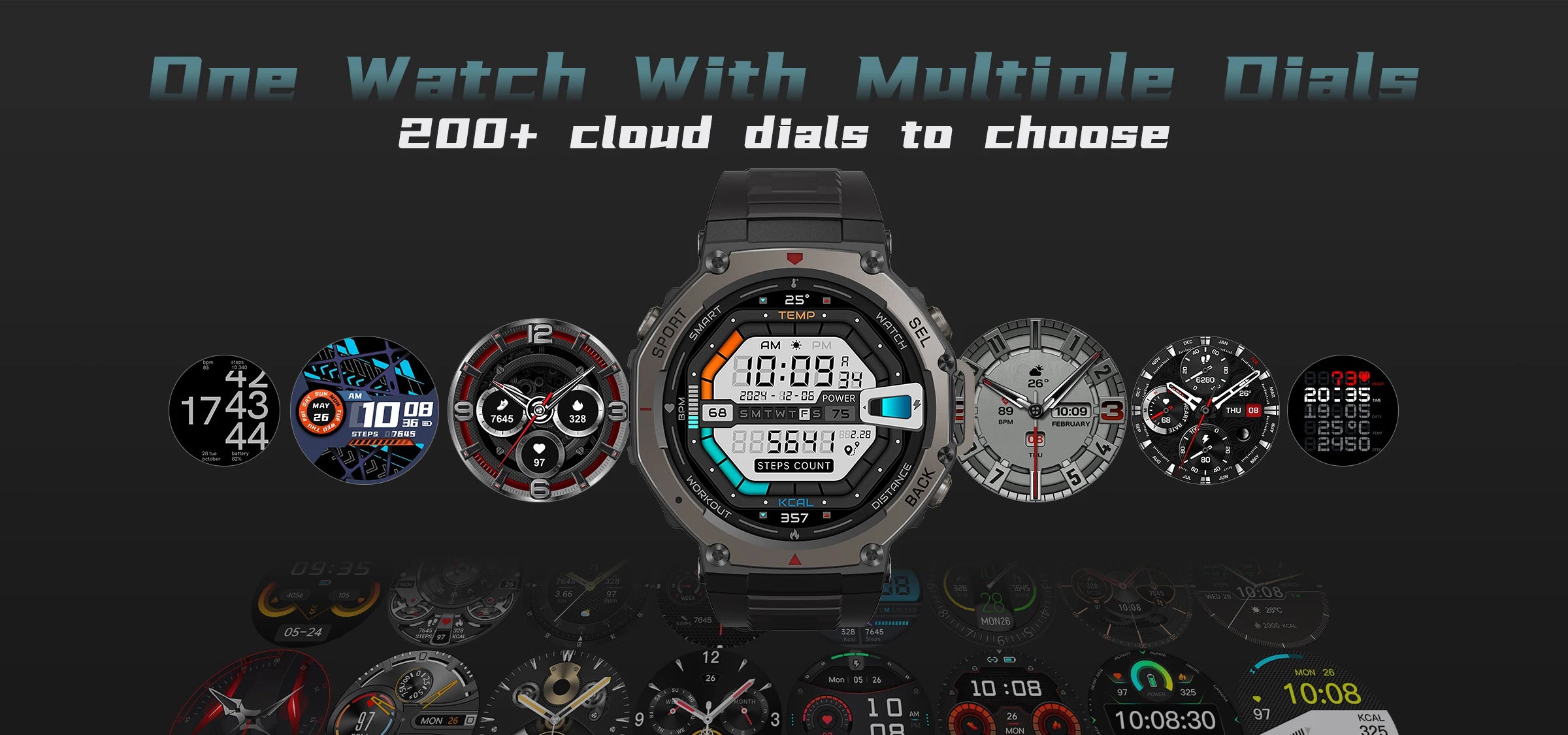 T-Rex 3 Ultra GPS Smartwatch 5ATM Waterproof