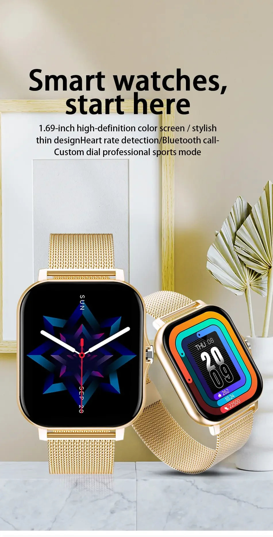 2024 Bluetooth Smartwatch with Call & Fitness Tracker