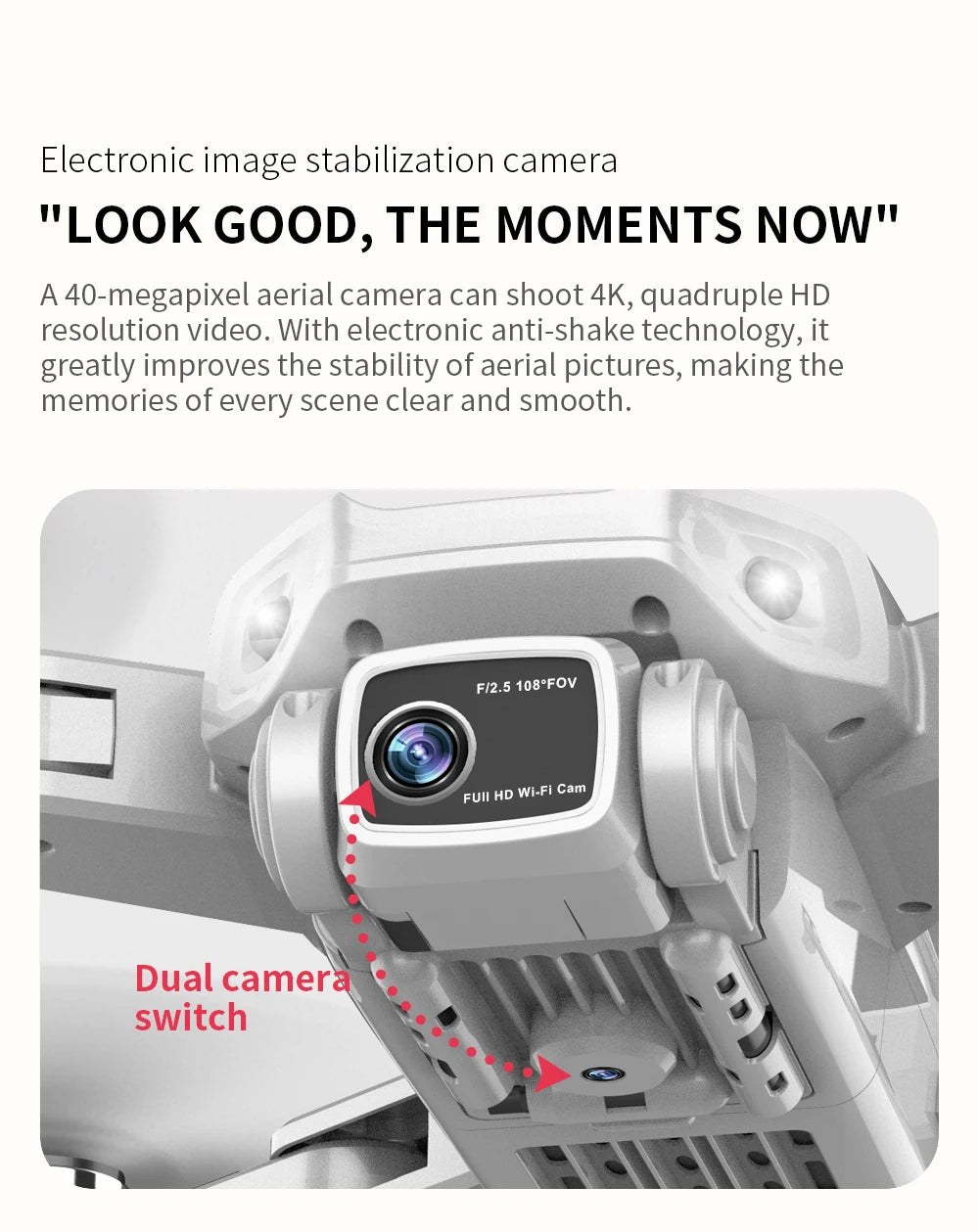 LYZRC L900 Pro GPS Drone – 4K Dual Camera 5G WiFi Foldable FPV Quadcopter