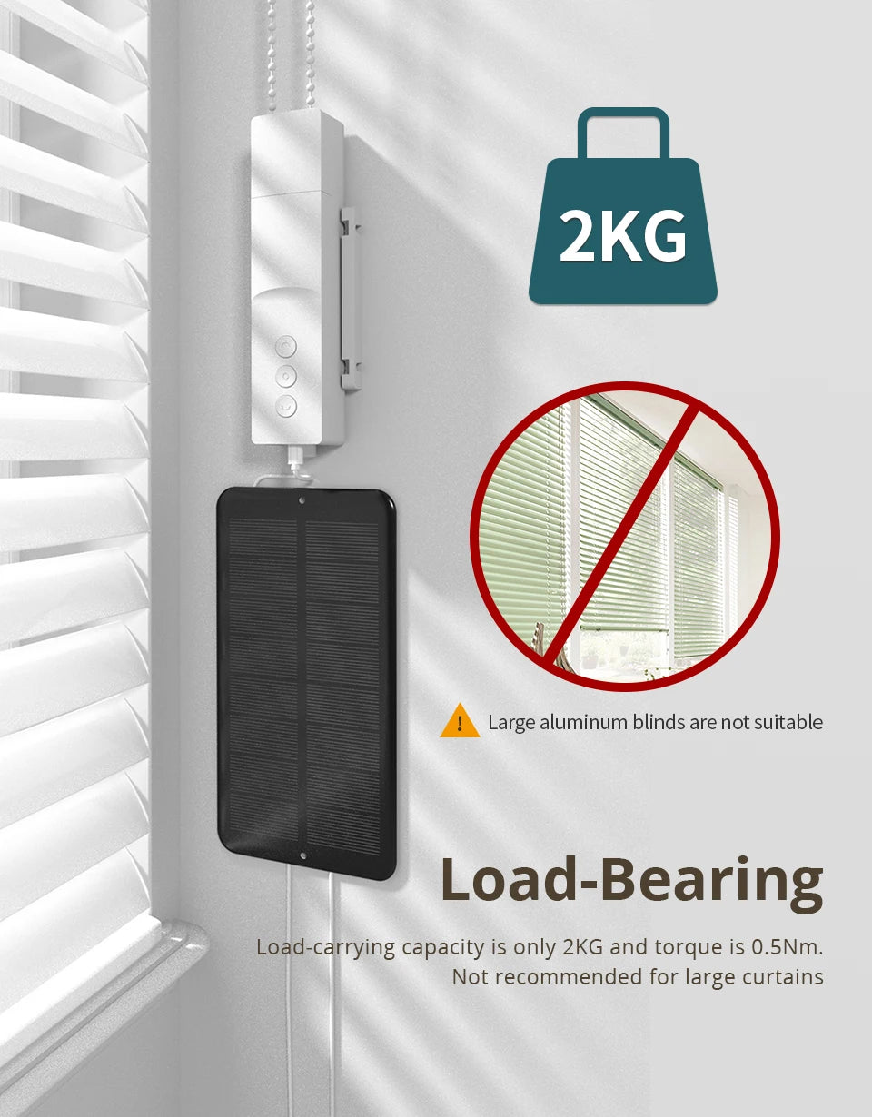 Zemismart ZigBee Smart Roller Shade Motor with Battery