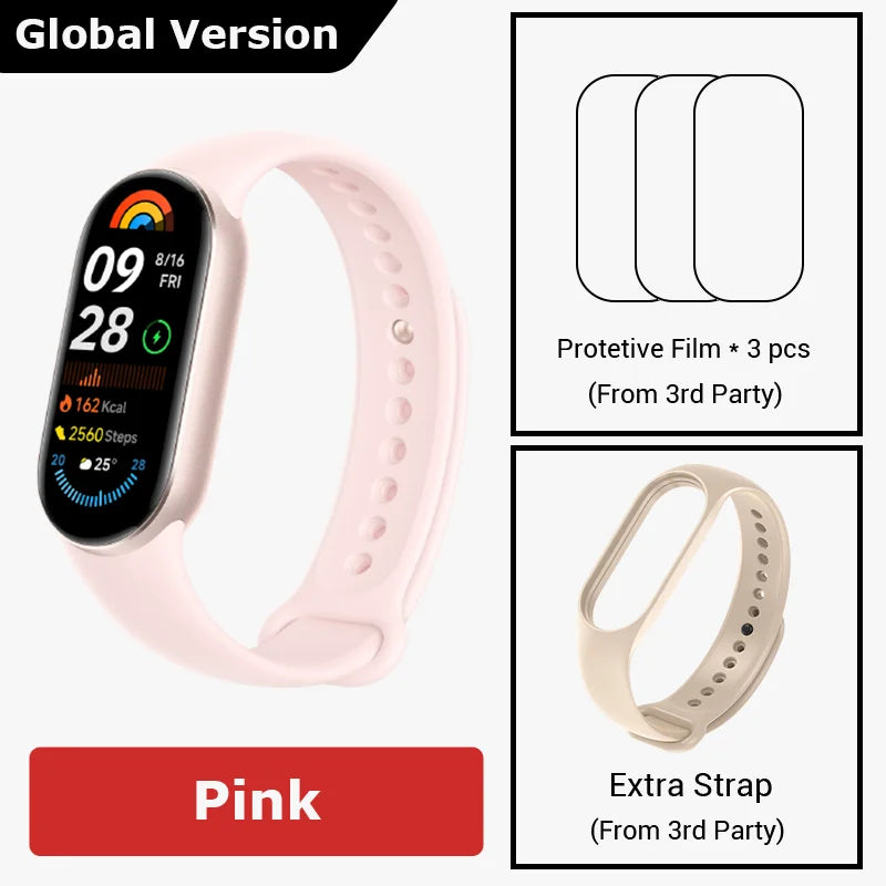 Xiaomi Smart Band 9 Global Version 1.62" AMOLED