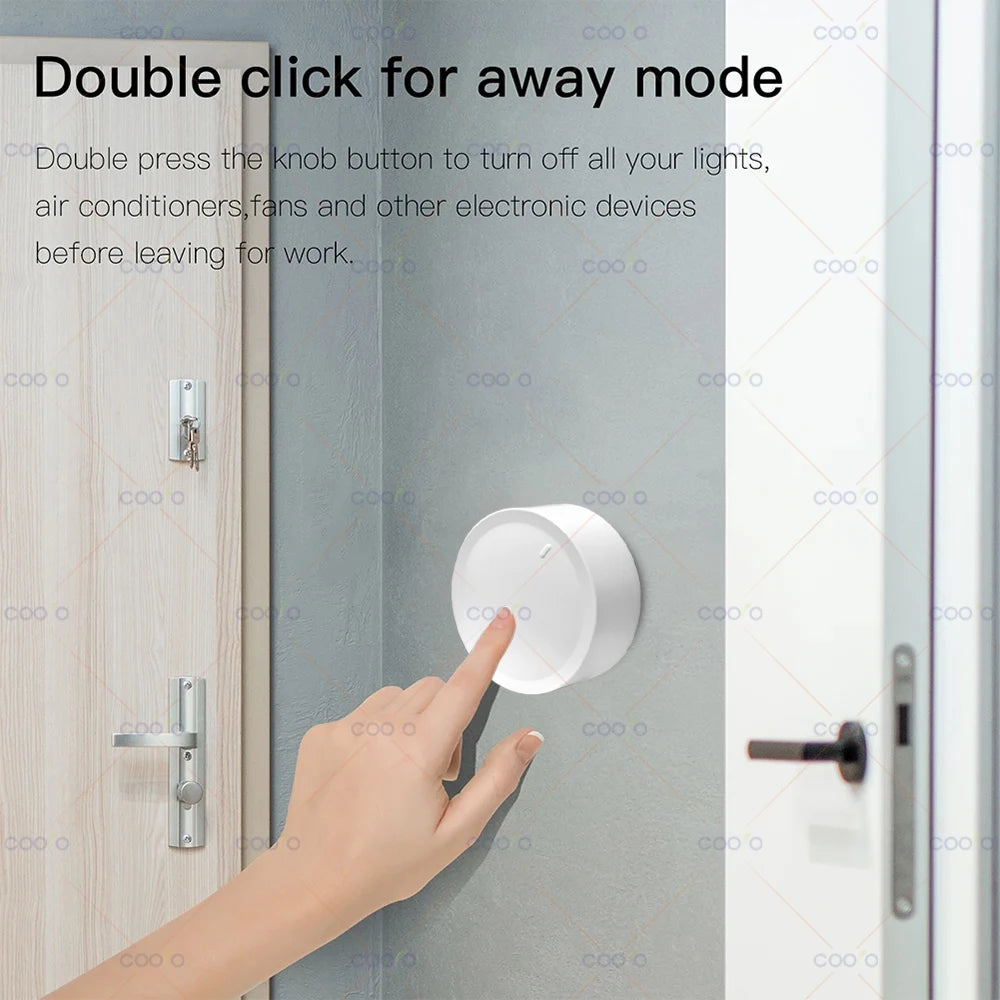 Tuya ZigBee Smart Knob Switch Wireless Dimmer