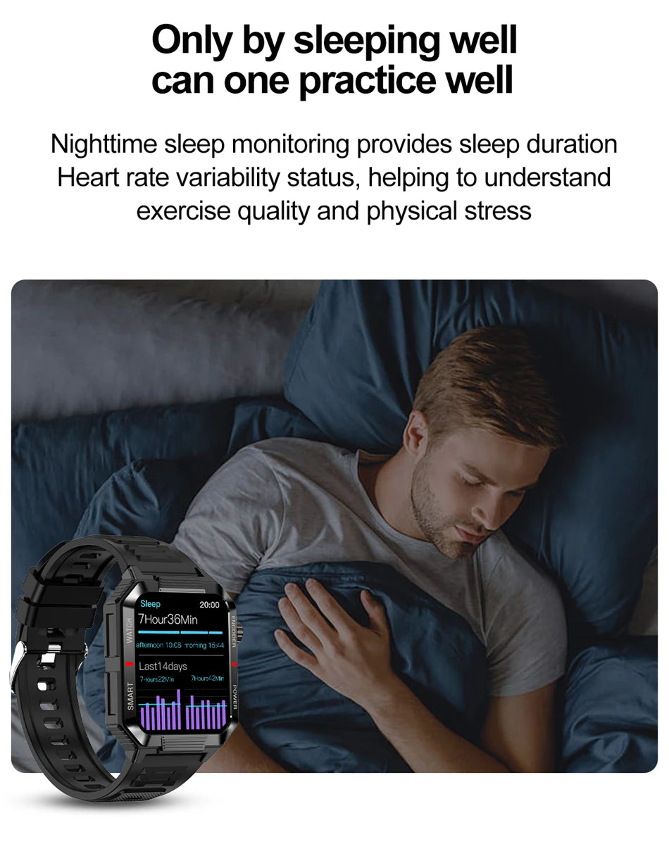 Men’s NFC GPS Smartwatch – 1.99" HD Screen, Bluetooth Calling, 120+ Sports Modes