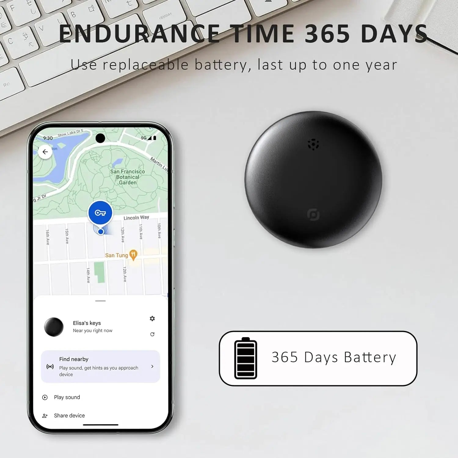 Android Bluetooth GPS Tracker – Smart Waterproof Locator for Keys, Bags, Pets & More