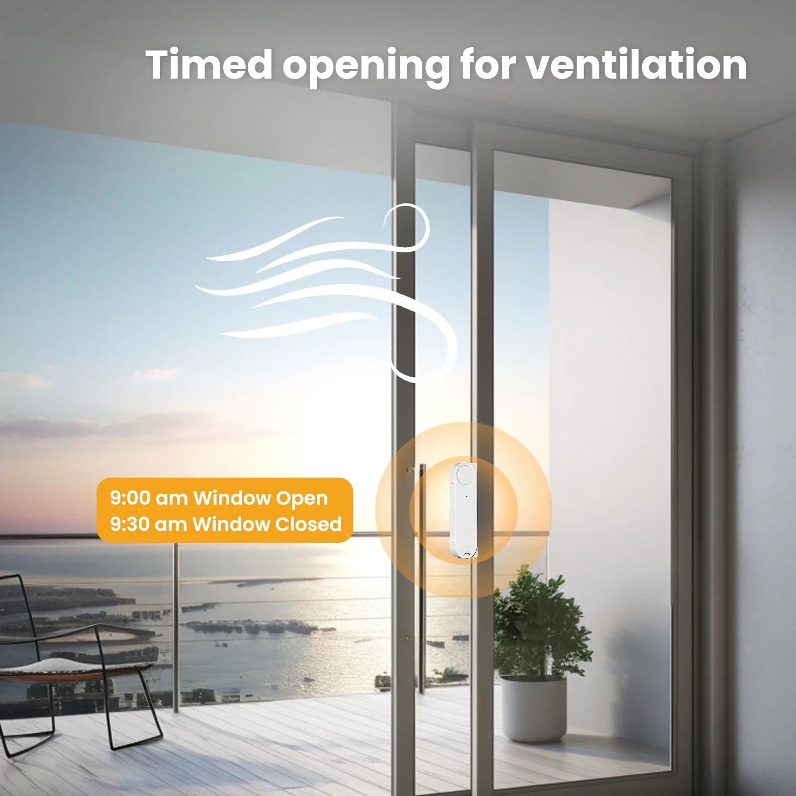 MOES Tuya ZigBee Smart Sliding Window Opener