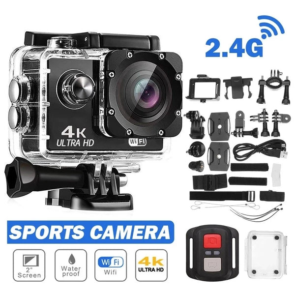4K Ultra HD Action Camera Waterproof Sport Cam