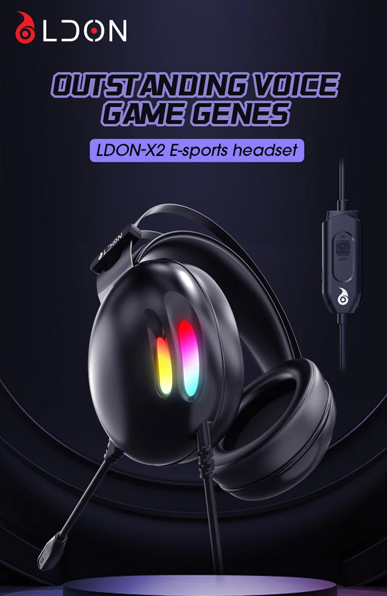 7.1 Surround Sound Gaming Headset with Mic