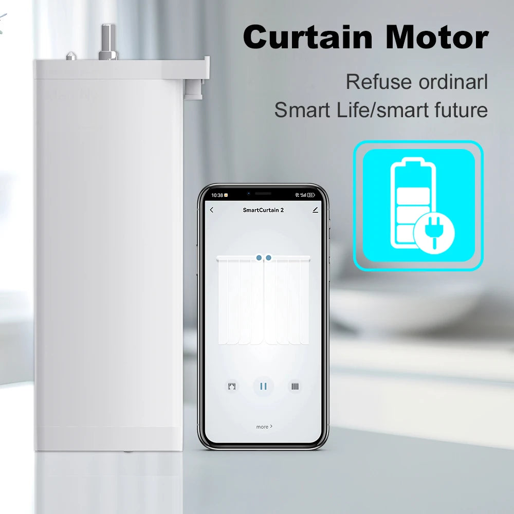 Tuya ZigBee/WiFi Smart Curtain Motor 155MM