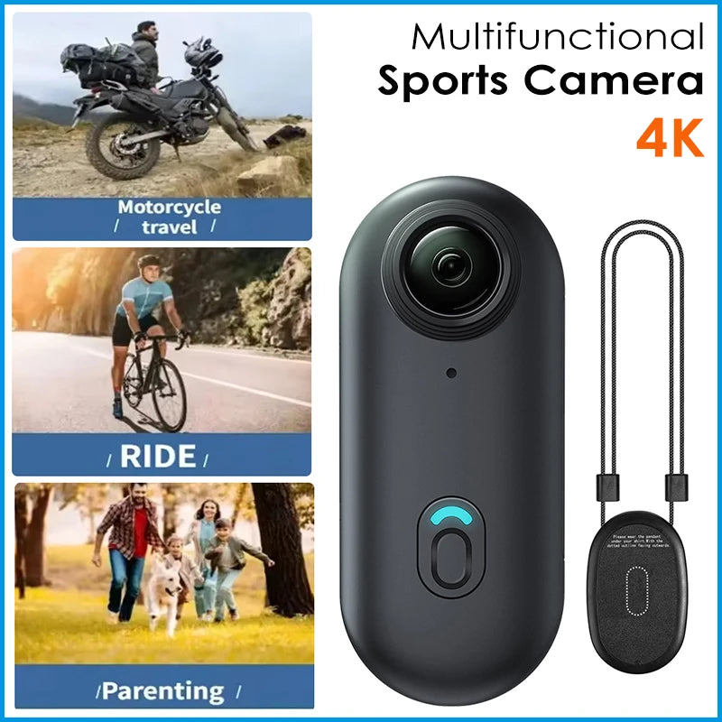 4K Mini Sports Action Camera for Helmet & Bike