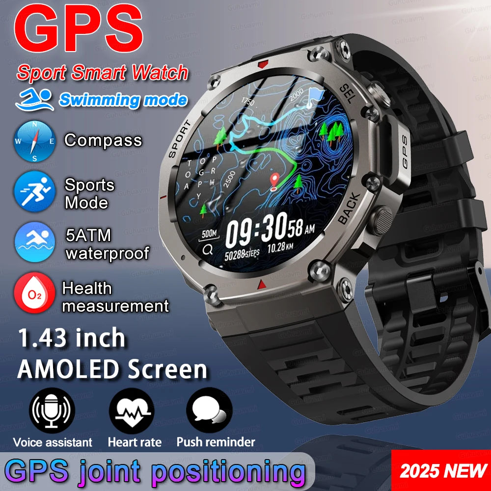T-Rex 3 Ultra GPS Smartwatch 5ATM Waterproof