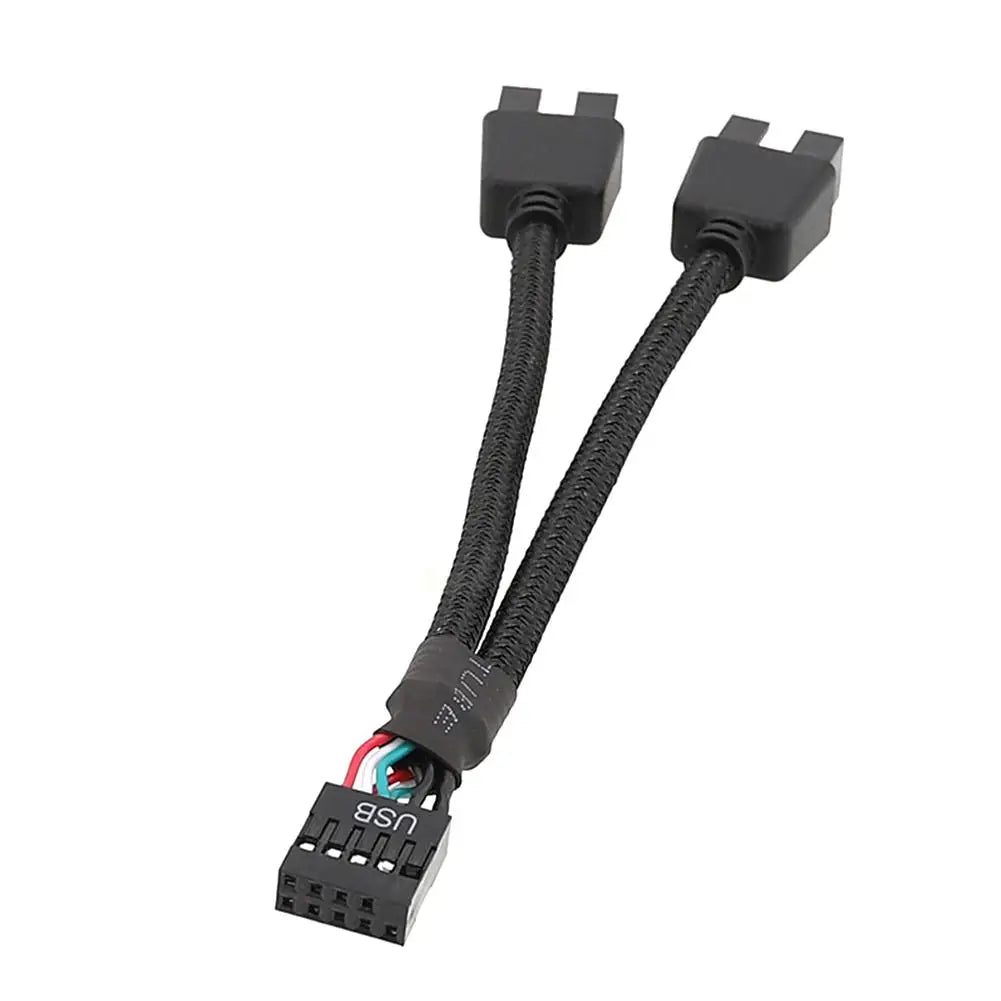 12cm USB Motherboard Extension Cable 9 Pin Y Splitter