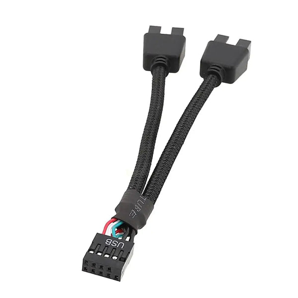 12cm USB Motherboard Extension Cable 9 Pin Y Splitter