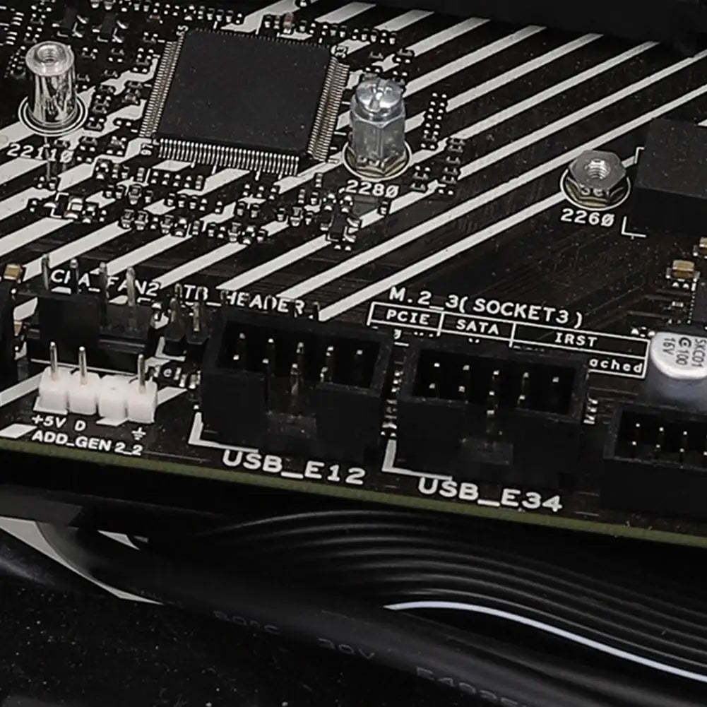 12cm USB Motherboard Extension Cable 9 Pin Y Splitter