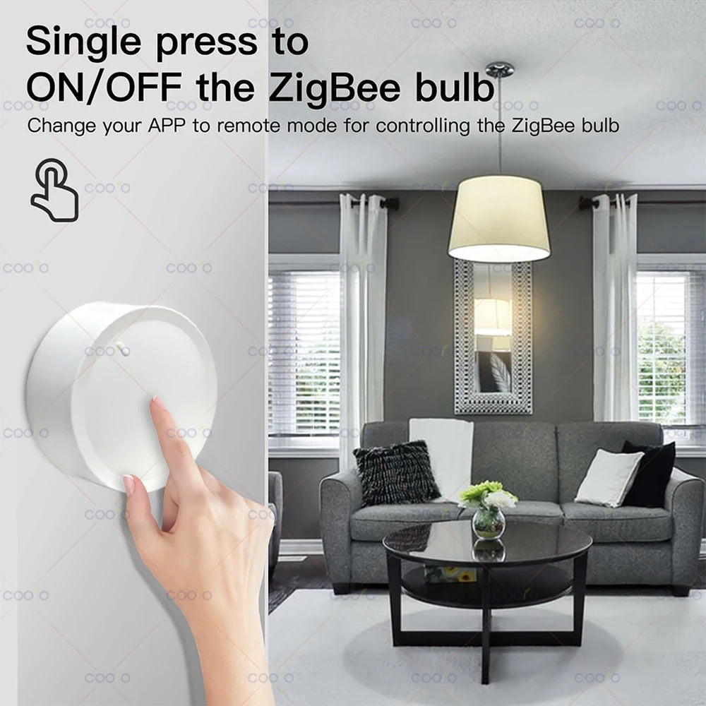 Tuya ZigBee Smart Knob Switch Wireless Dimmer