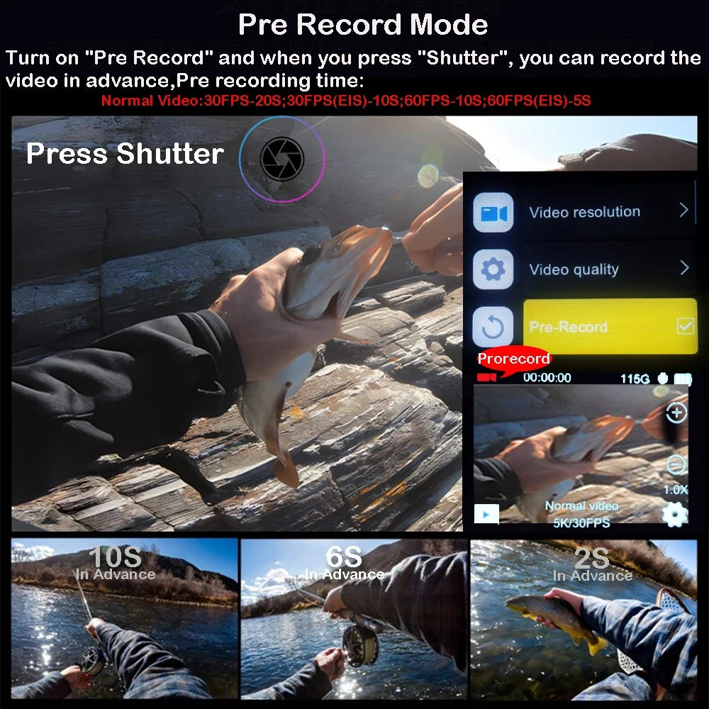 Ourlife MTR40 5K Waterproof Action Camera