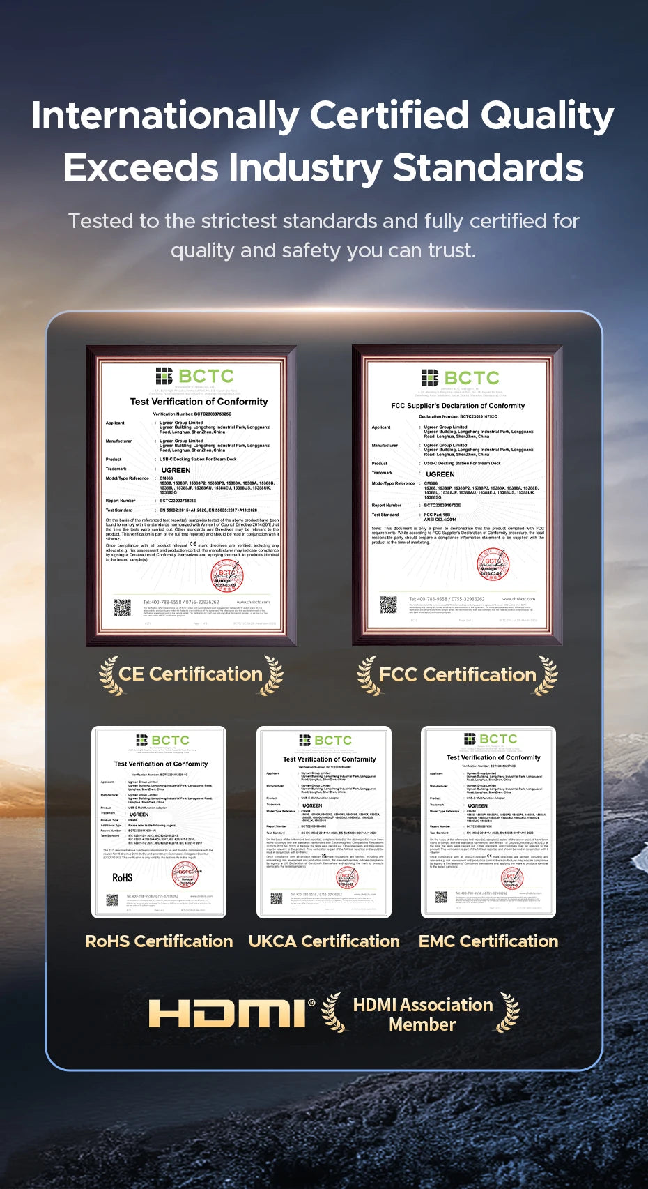 UGREEN 7-in-1 USB-C Hub Docking Station