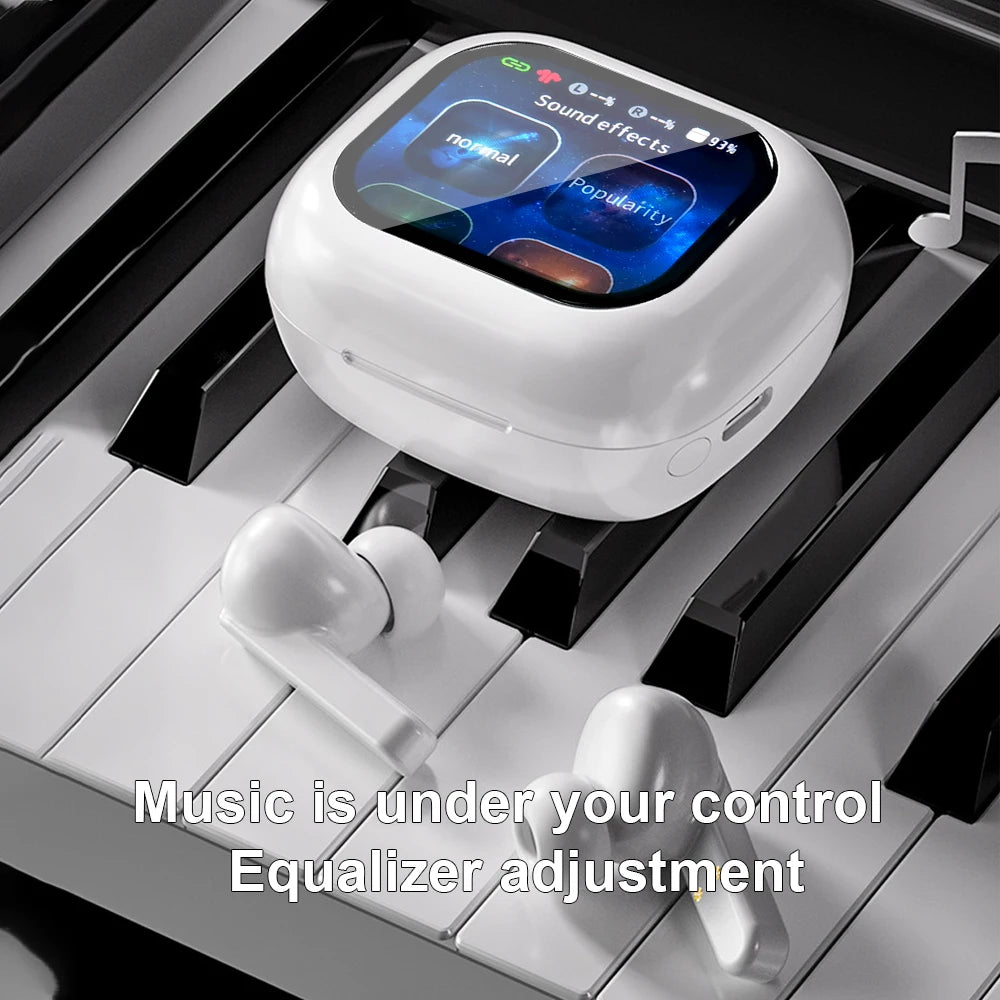 GREATWALL TWS Bluetooth Earbuds – LCD Touch Hi-Fi Stereo