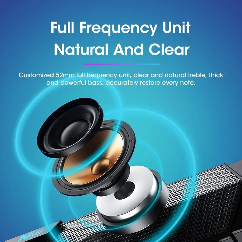 4D Bluetooth Soundbar Speaker with Subwoofer