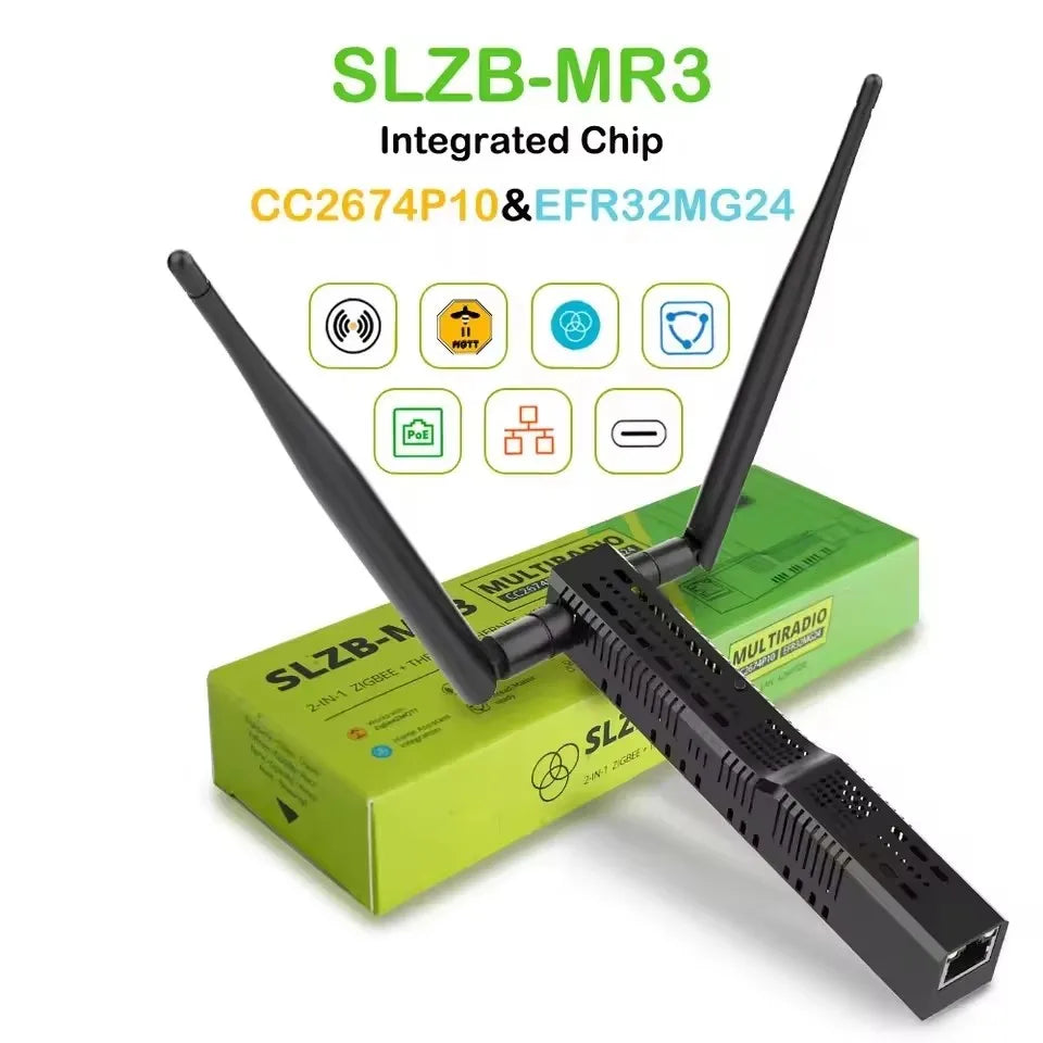 SMLIGHT SLZB-06/M/P7/P10 Zigbee 3.0 Gateway – Ethernet, WiFi, USB & PoE Coordinator for Home Assistant