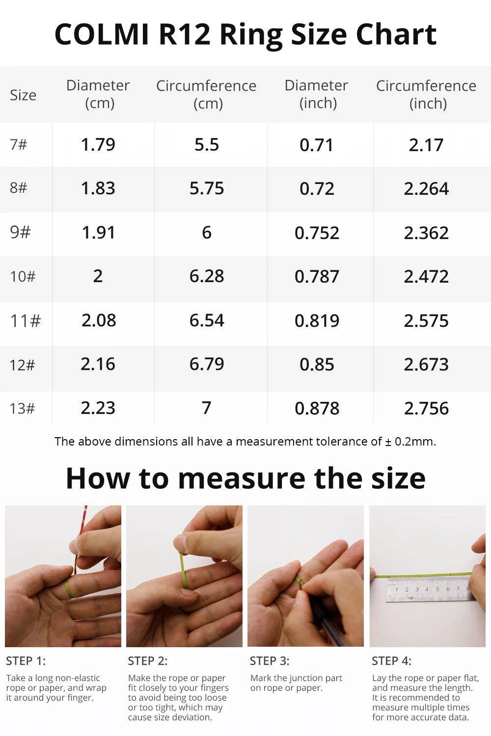 COLMI R12 Smart Ring 2025 with Display & Wireless Charging