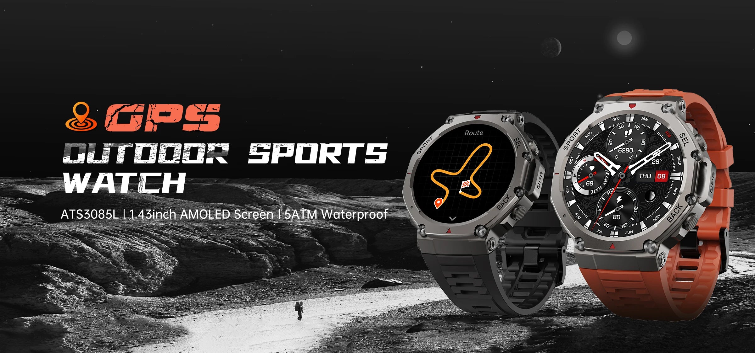 T-Rex 3 Ultra GPS Smartwatch 5ATM Waterproof