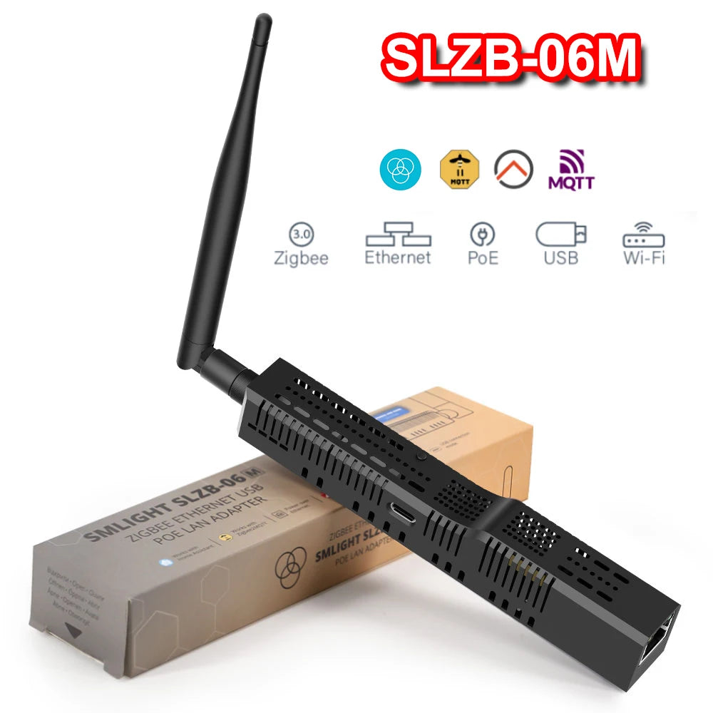SMLIGHT SLZB-06/M/P7/P10 Zigbee 3.0 Gateway – Ethernet, WiFi, USB & PoE Coordinator for Home Assistant