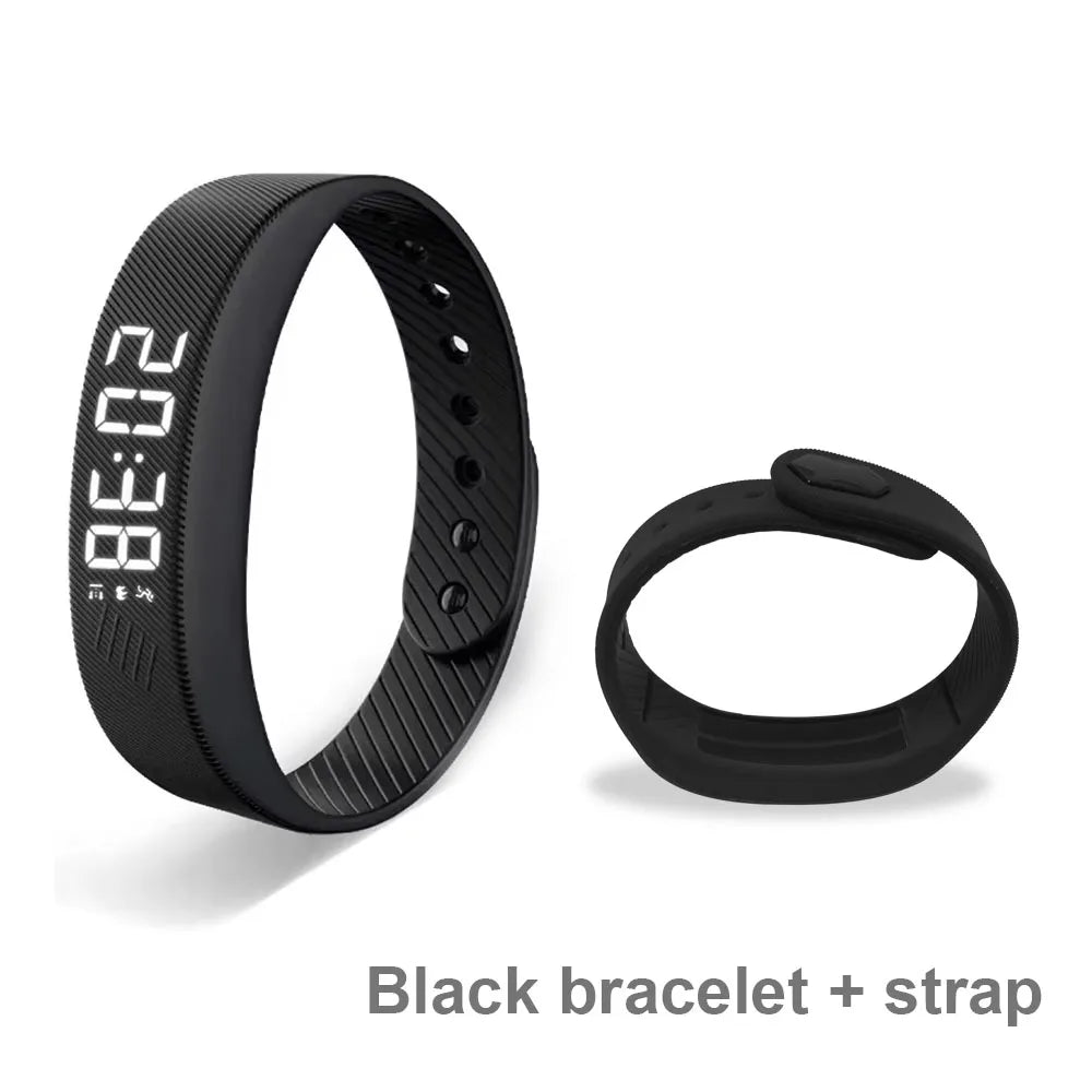 LED Digital Smart Bracelet with Pedometer & Alarm