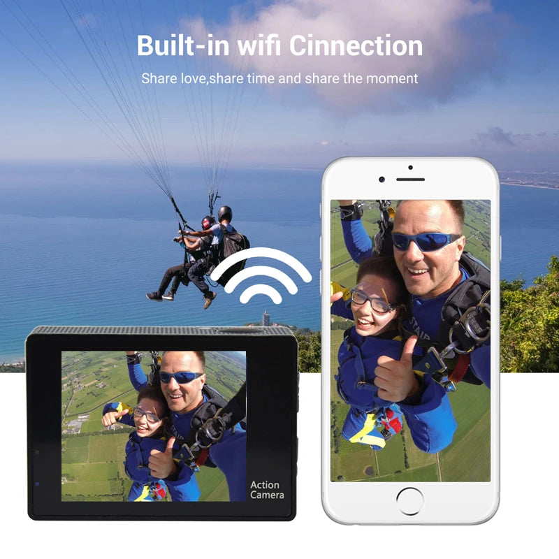 4K Ultra HD Action Camera Waterproof Sport Cam