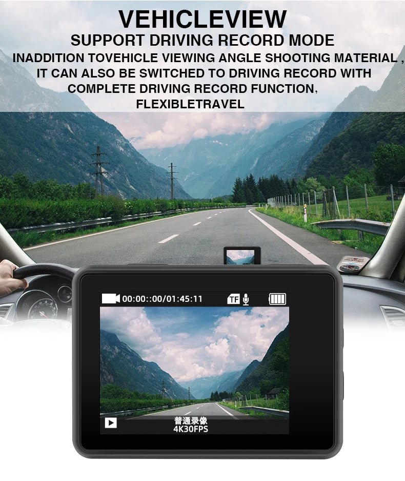 4K Ultra HD Action Camera Waterproof Sport Cam