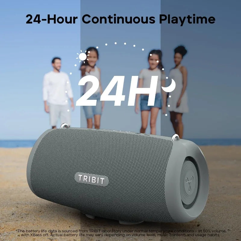 StormBox Lava 80W Portable Bluetooth Speaker – IP67 Waterproof, 24-Hour Playtime, Custom EQ