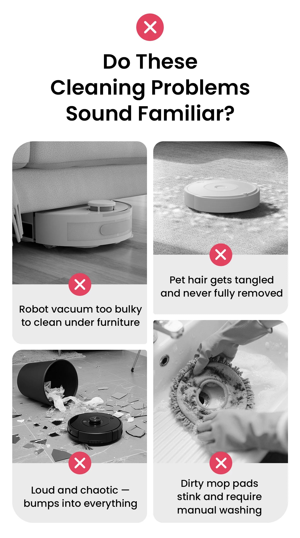 Lefant M3 Robot Vacuum Cleaner with Mapping & Auto Cleaning Station