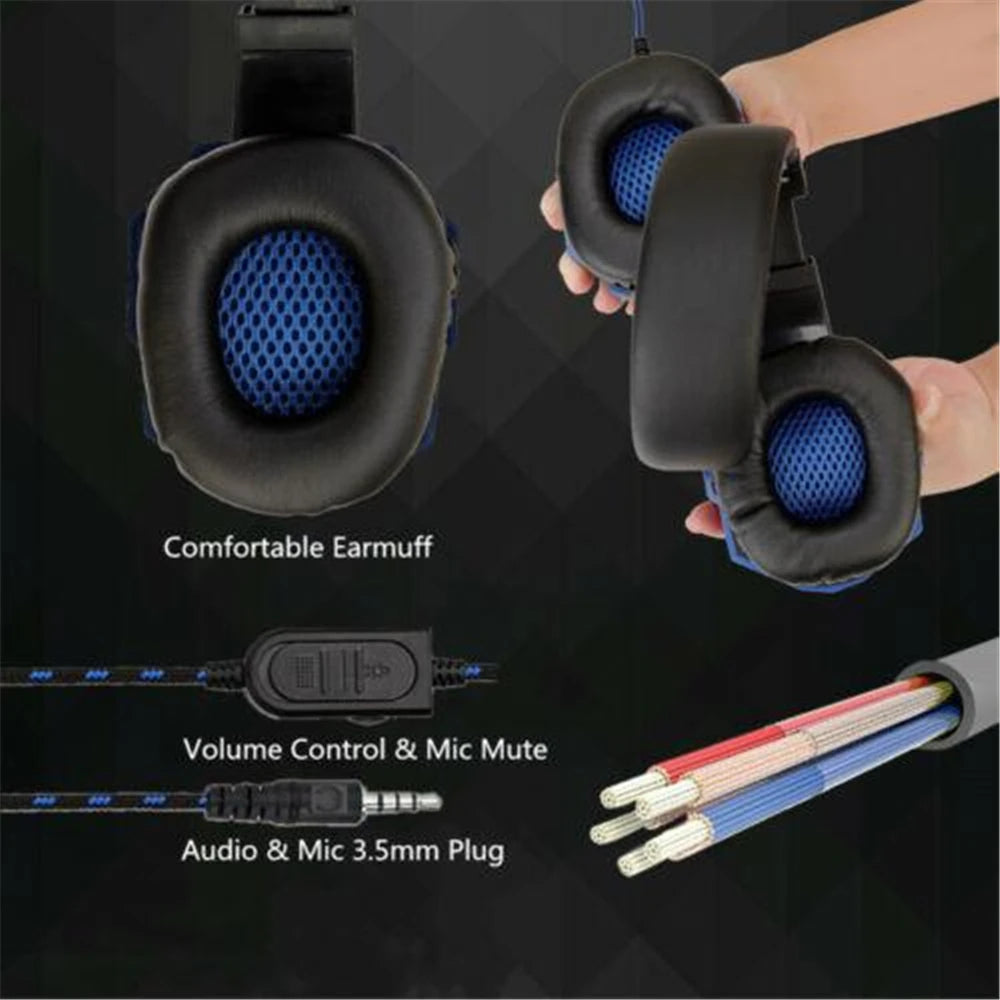 3.5mm Wired Gaming Headset with Mic