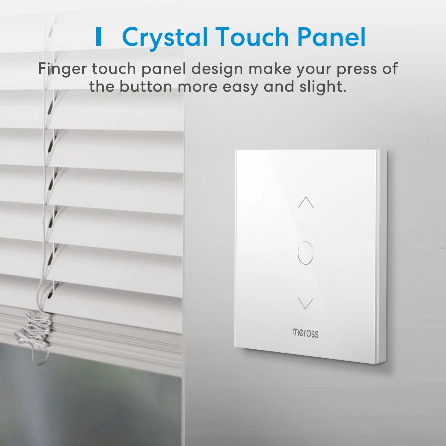 Meross HomeKit Smart Roller Shutter Switch – WiFi Curtain & Blind Motor Controller for Siri, Alexa, Google Home