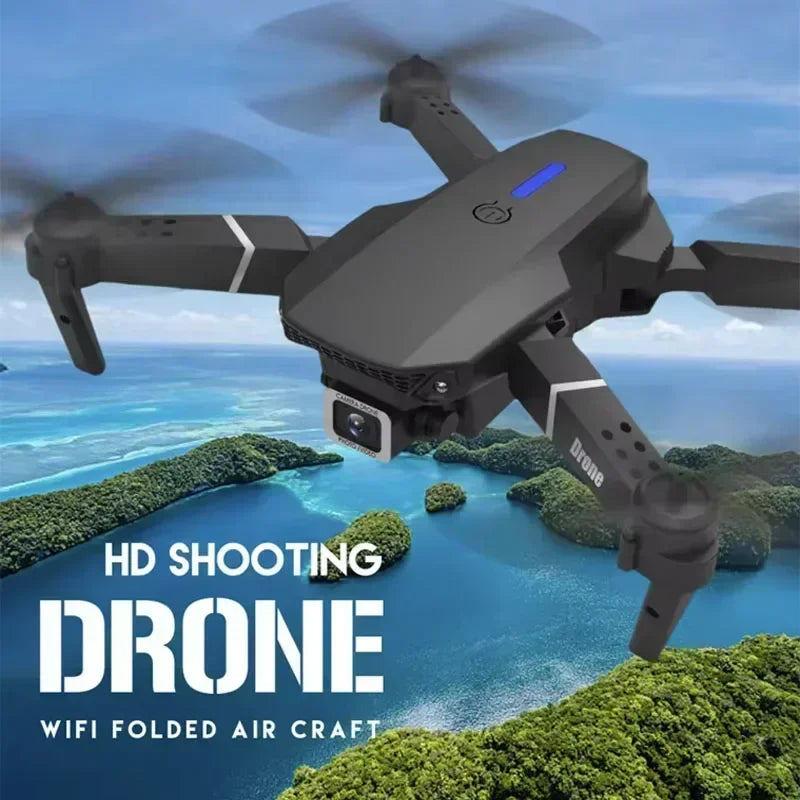 E88 Pro 4K Drone – Foldable RC Quadcopter with Dual HD Cameras & WiFi FPV