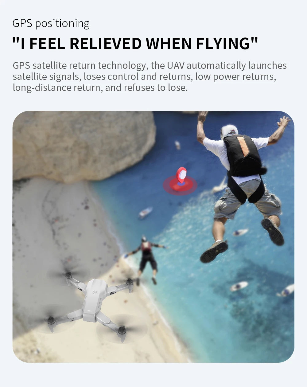 LYZRC L900 Pro GPS Drone – 4K Dual Camera 5G WiFi Foldable FPV Quadcopter