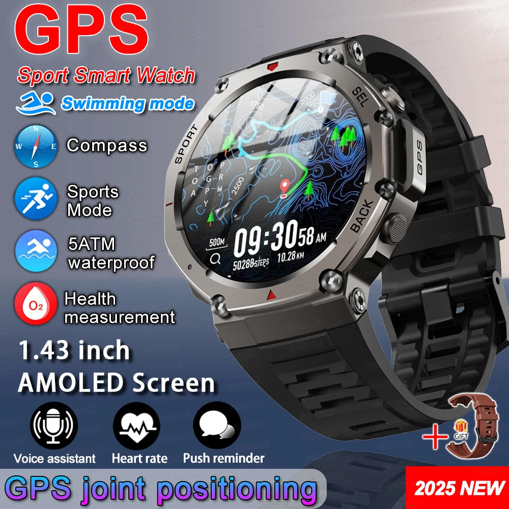 T-Rex 3 Ultra GPS Smartwatch 5ATM Waterproof