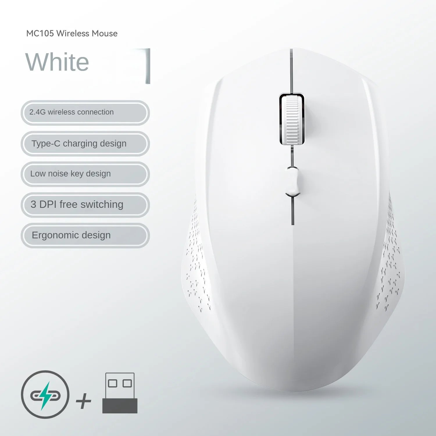 Bluetooth 5.2 Dual-Mode Wireless Mouse