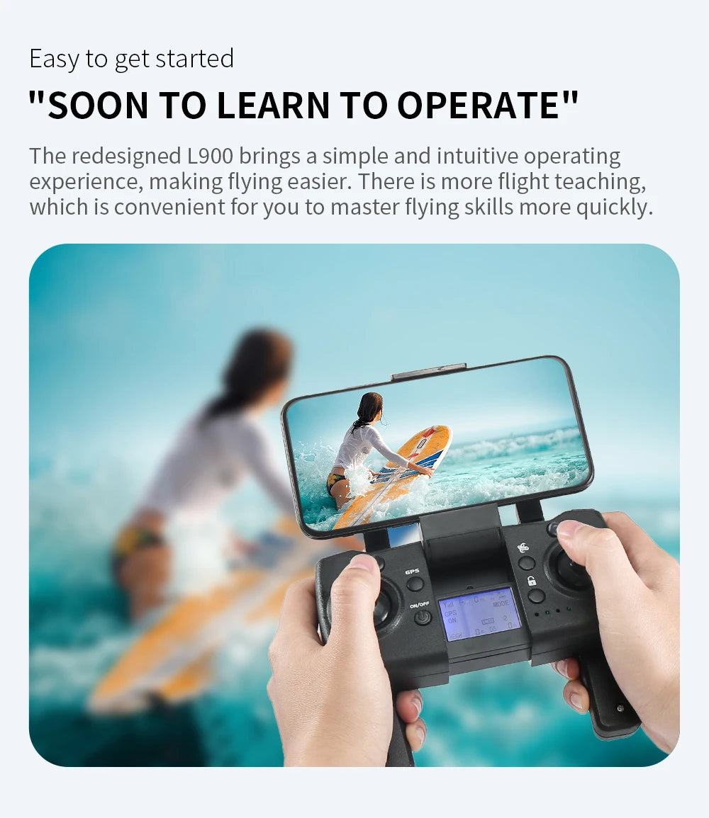 LYZRC L900 Pro GPS Drone – 4K Dual Camera 5G WiFi Foldable FPV Quadcopter
