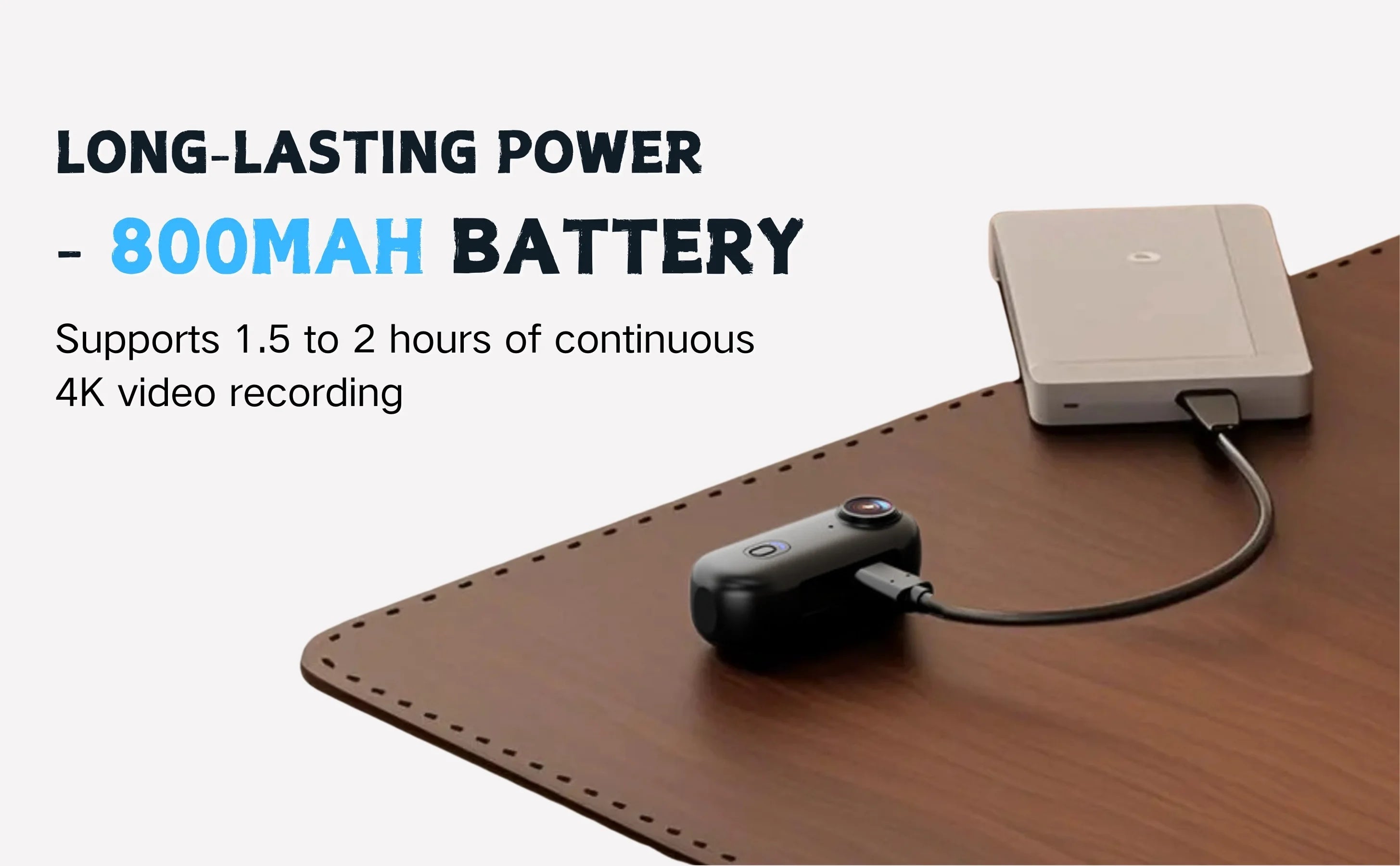 4K Mini Sports Action Camera for Helmet & Bike