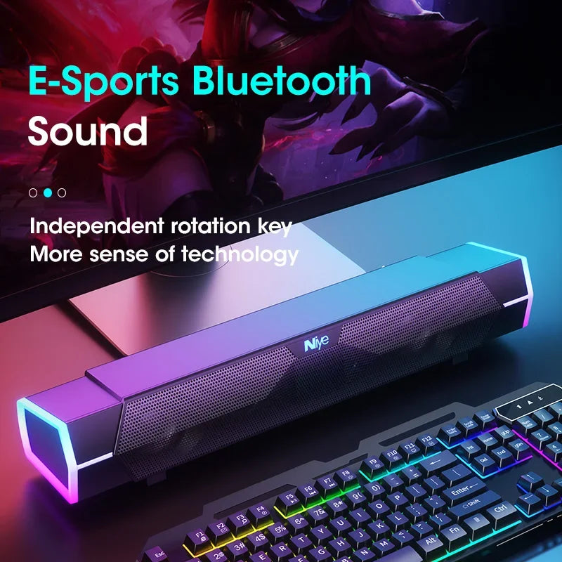 4D Bluetooth Soundbar Speaker with Subwoofer